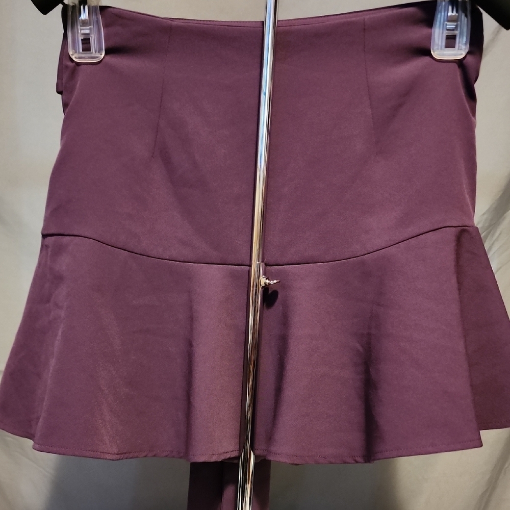Zara Deep Purple Skirt/skort - Picture 3 of 6